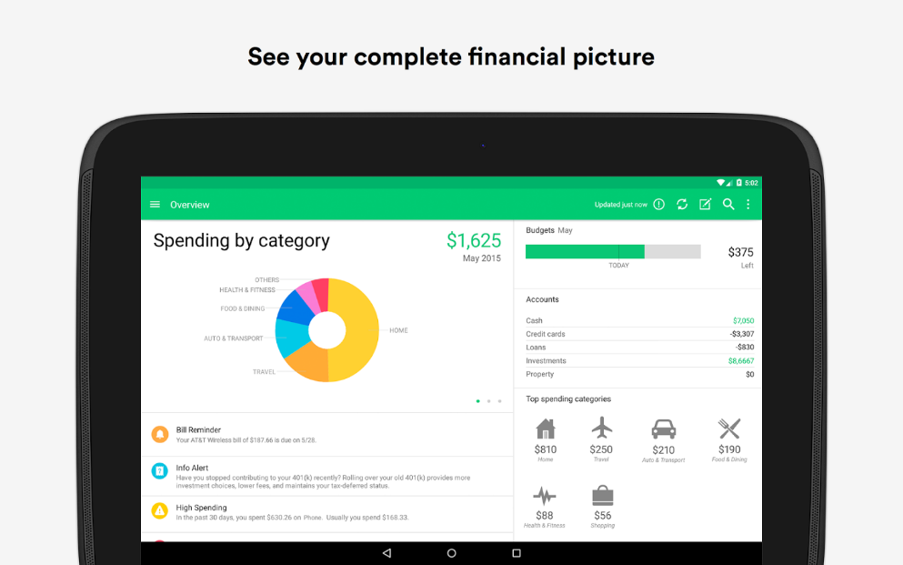 7 personal finance apps mint