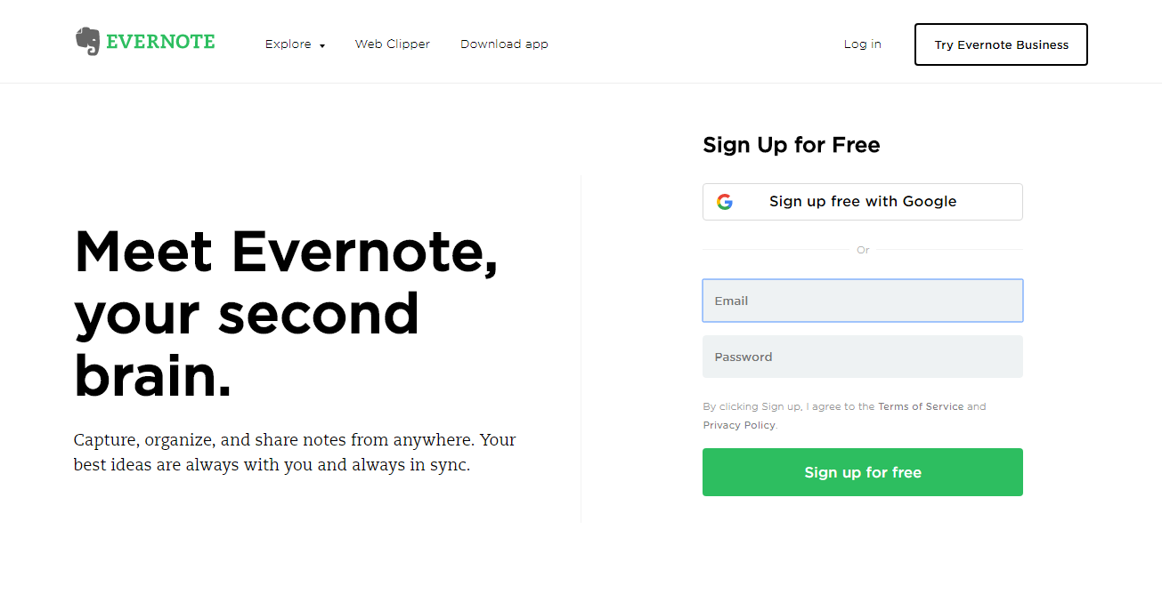 100 subscriptions site-Evernote